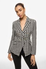 Jia Houndstooth Blazer by BOSS Rent the Runway at Rent the Runway