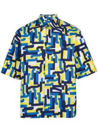 Jil Sander Geometric Print Shirt - at Farfetch