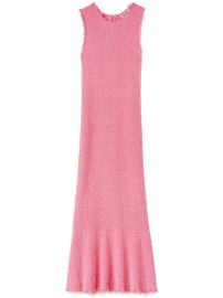 Jil Sander Pink Sleeveless Midi Dress at Farfetch