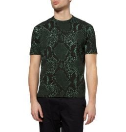 Jil Sander Python Prin T-shirt at Luisaviaroma