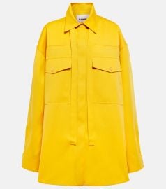 Jil Sander Wool gabardine shirt at Mytheresa