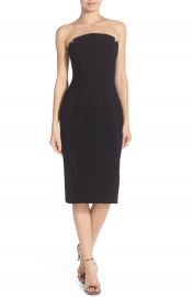 Jill Jill Stuart Strapless Midi Dress at Nordstrom