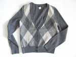 Jills grey check cardigan at J. Crew