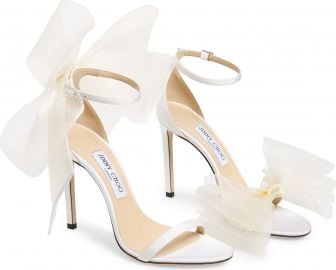 Jimmy Choo Aveline Bow Ankle Strap Sandal  Women    Nordstrom at Nordstrom