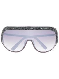 Jimmy Choo Eyewear Siryn Mask Sunglasses - at Farfetch