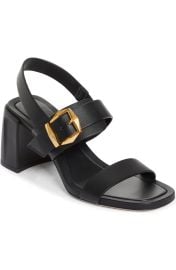 Jimmy Choo Hawke Sandal in Black Gold at Nordstrom