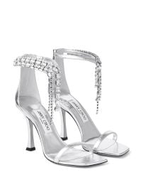 Jimmy Choo Verity crystal-embellished Sandals Silver at Farfetch