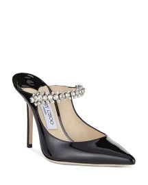 Jimmy Choo Womens Bing 100 Embellished High Heel Mules Bloomingdales at Bloomingdales