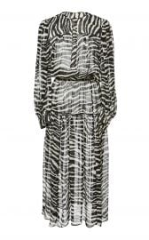 Jina Animal-Print Chiffon Midi Dress at Moda Operandi