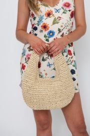 Joai Raffia Hobo Bag Light Tan Show Me Your Mumu at Show Me Your Mumu