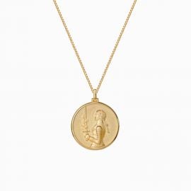 Joan of Arc Coin Necklace at Awe