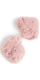 Jocelyn Faux Fur Mittens Blush One Size at Shopbop