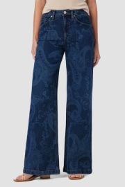 Jodie Loose Fit Wide Leg Jean INDIGO PAISLEY 24 Premium Italian Fabric at Hudson Jeans