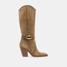 Jody Olive Suede Boots at Dolce Vita