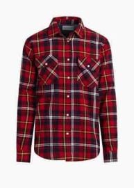 Joes Jeans The Shirt Brushed Red Plaid Flannel Long Sleeve Unisex Size L NWT eBay at eBay