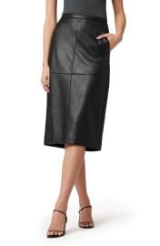 Joex27s Doreen Cross Seamed Faux Leather Midi Skirt at Nordstrom