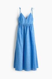 Joey Strapless Cotton Blend Poplin Dress at Nordstrom