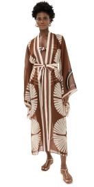 Johanna Ortiz Amazon Basin Kimono Mother Boa Pareo Terracota-Ecr L at Shopbop