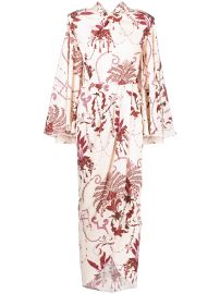 Johanna Ortiz Ancient Palms floral-print Silk Maxi Dress - at Farfetch