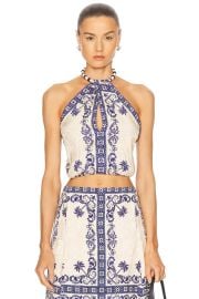 Johanna Ortiz Galena Cantos Andaluz Halter Top at FWRD