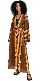 Johanna Ortiz Karibu Kimono Swahili Brown/Yellow L at Shopbop