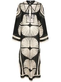 Johanna Ortiz Natural Wisdom Tunic Midi Dress Neutrals at Farfetch