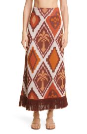 Johanna Ortiz Pima Cotton Jacquard Skirt at Nordstrom