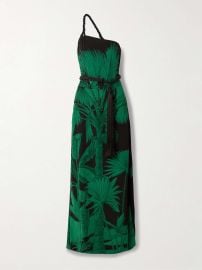 Johanna Ortiz Printed Silk crepe de chine Maxi Dress at Net a Porter