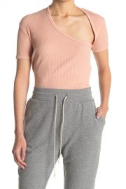 John Elliott   Ribbed Asymmetrical T-Shirt   Nordstrom Rack at Nordstrom Rack