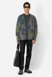 John Elliott Angora Cardigan at John Elliott