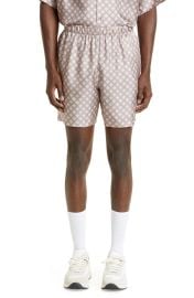 John Elliott Geometric Print Silk Shorts at Nordstrom