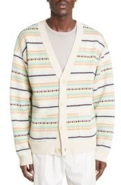 John Elliott Mens Nogales Stripe Cardigan at Nordstrom