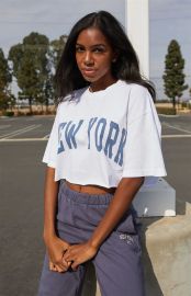 John Galt Cropped Boxy New York T-Shirt  PacSun at PacSun