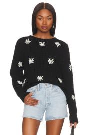 John Jenn By Line Hendrix Sweater In Midnight Daisy at Revolve