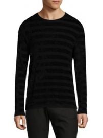 John Varvatos - Long-Sleeve Patterned Top at Saks Fifth Avenue