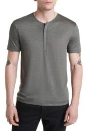 John Varvatos Bleecker Linen Henley at Nordstrom