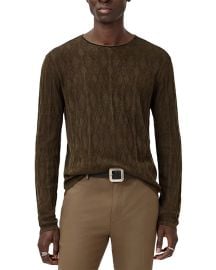 John Varvatos Brycen Broken Argyle Texture Sweater Bloomingdale39s at Bloomingdales