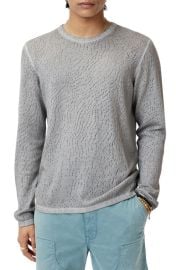 John Varvatos Camden Open Stitch Organic Cotton Sweater at Nordstrom