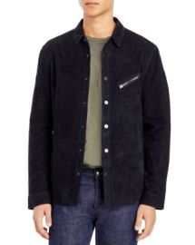 John Varvatos Collection Suede Shirt Jacket Bloomingdales at Bloomingdales