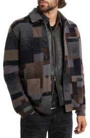 John Varvatos Coroados Relaxed Fit Shirt Jacket at Nordstrom