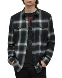 John Varvatos Dale Cotton Check Regular Fit Button Down Western Shirt Bloomingdales at Bloomingdales