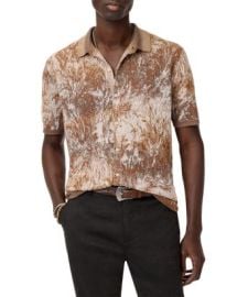 John Varvatos Demonte Regular Fit Short Sleeve Linen Shirt Bloomingdales at Bloomingdales