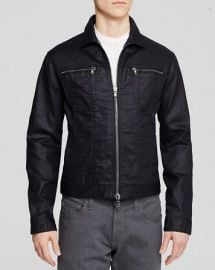 John Varvatos Denim Zipper Jacket at Bloomingdales