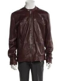 John Varvatos Eel Skin Moto Jacket at The Real Real
