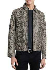 John Varvatos Gryffin Leather Jacket at Bloomingdales