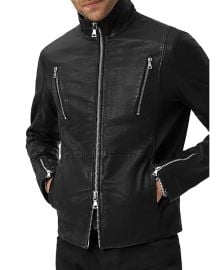 John Varvatos Jared Racer Leather Jacket Bloomingdale39s at Bloomingdales