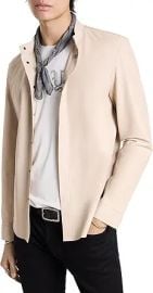 John Varvatos Men's Bernard Shirt Jacket at Amazon