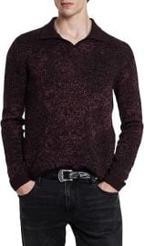 John Varvatos Menx27s Oliver Polo Sweater at Mens Clothing store at Amazon