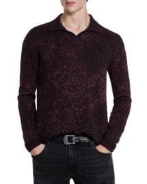 John Varvatos Oliver Regular Fit Jacquard Sweater Jacquard Bloomingdales at Bloomingdales