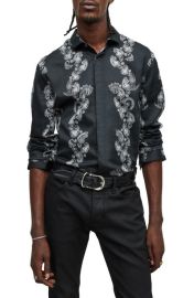 John Varvatos Rodney Paisley Button-Up Shirt at Nordstrom